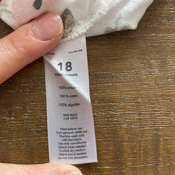 Carter’s fall outfit (corduroys and matching top), size 18 months - Picture 8 of 8